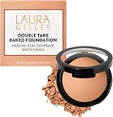 LAURA GELLER NEW YORK Baked Double Take Powder Foundation Medium Matte Finish