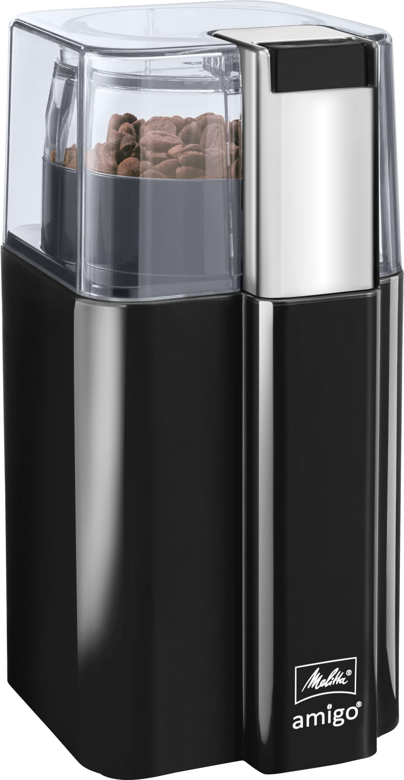Melitta 1029-01 Amigo Coffee Grinder, 60g Capacity, Stainless Steel Blades, for Fresh Coffee