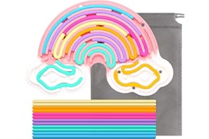 FIIOEOY Fidget Toys Sensory Activity Board, Silicone Sensory Toys for Stress Anxiety Autistic ADHD Calming, Kids 3+ & Adults,