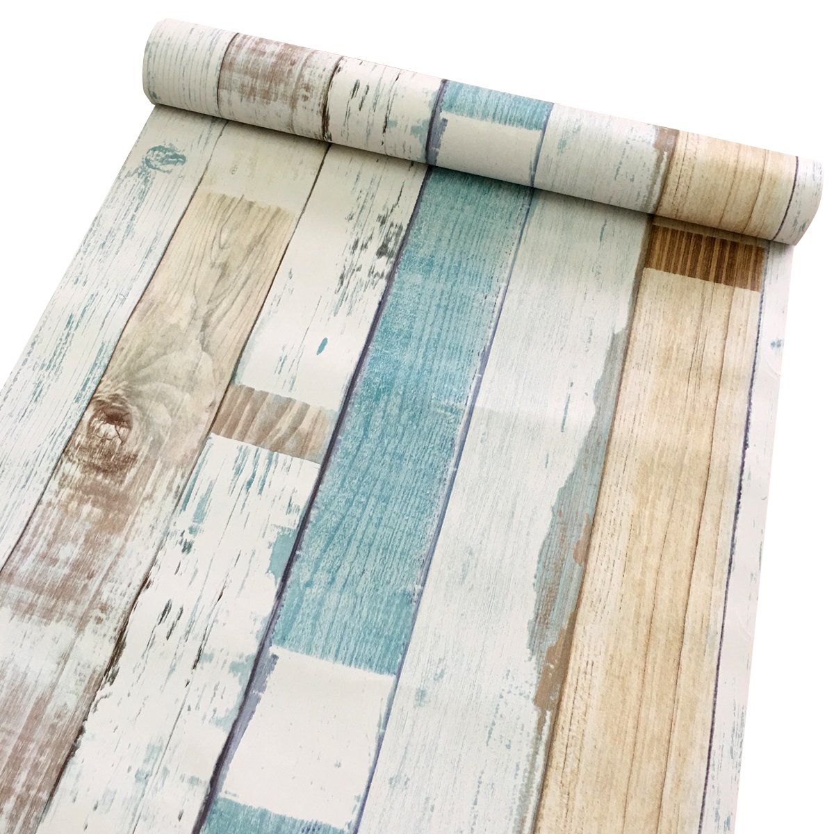 SimpleLife4U Colorful Wood Grain