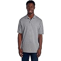 Clothe Co. Mens Short Sleeve Jersey Knit Polo Shirt, Athletic