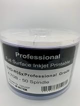 Ritek 50x DVD-R White Inkjet Printable 4.7GB Spindle Pack view 5