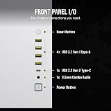 Corsair iCUE LINK 6500X RGB Mid-Tower ATX Case White with 3 RX120 Fans view 9
