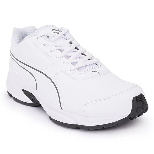 Puma white sports shoes for men Clearance