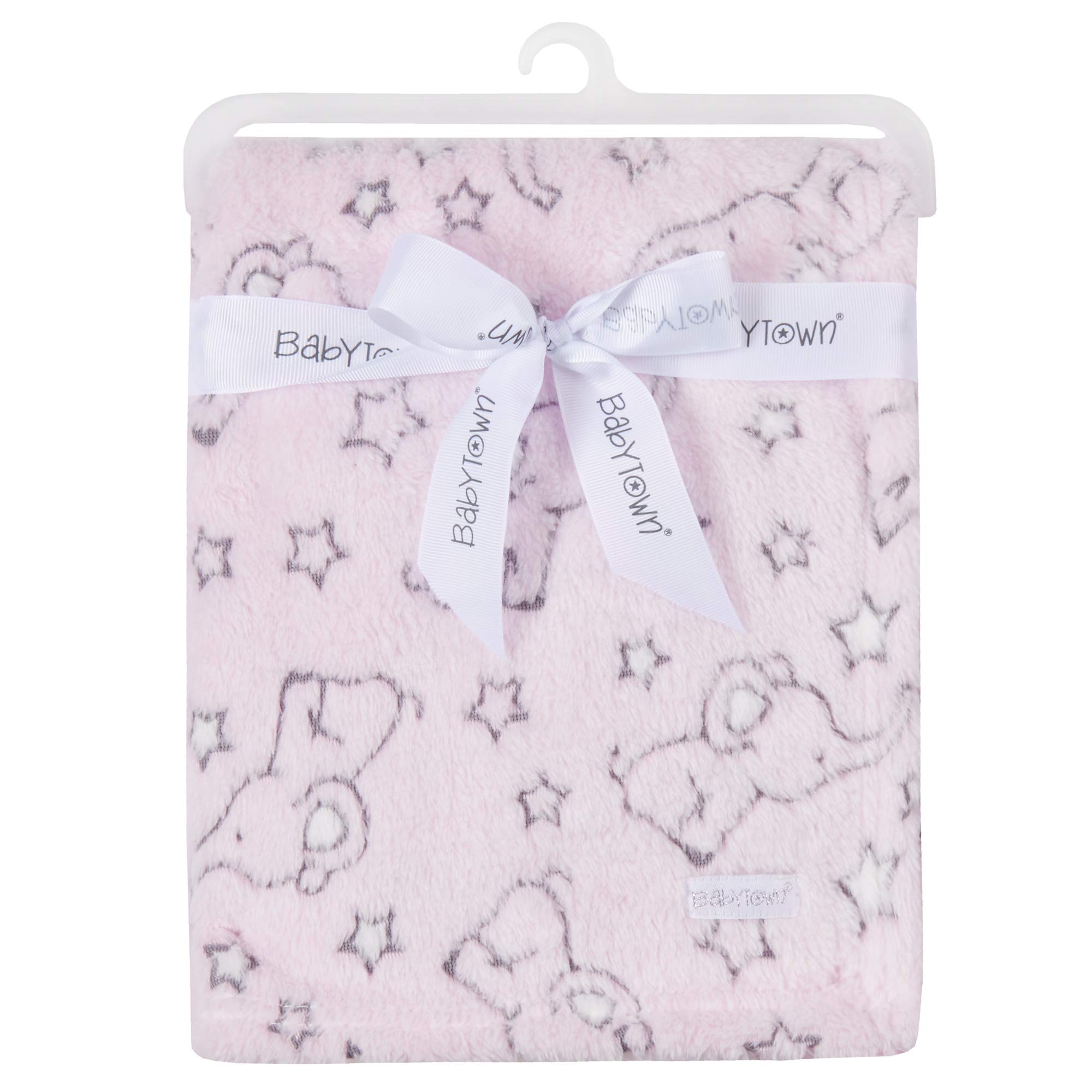 Elephant Design Comforter Babies Soother Blanket (Blanket - Pink) — image 1