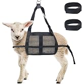 Calf Sling for Weighing Animals, Boyistar 300 LB Animal Weighing Sling for Calf Weight Small Animals, with 2 Reinforced Restraint Types