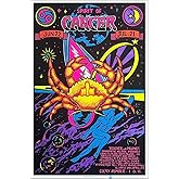 Cancer Zodiac Sign - Flocked - Blacklight Poster - 23