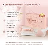 Plantifique Rose Quartz Roller & Gua Sha Set Facial Massager view 6