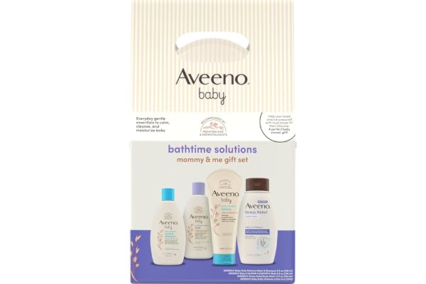 Aveeno Baby Daily Bath Time Solutions Gift Set To Prevent Dry Skin