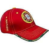 Just 4 Kicks Portugal Cap, World Cup Soccer Cotton Dad Hat, Adjustable Baseball Cap. Maroon