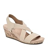 LifeStride Women's MEXICO Sandal, bone, 11 M US