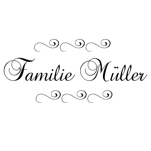 Briefkasten Aufkleber Namenaufkleber Namenschild Universelle Einsatzmoglichkeiten Haustur Briefkasten Wandtattoo Mobel Fliesen Amazon De Handmade