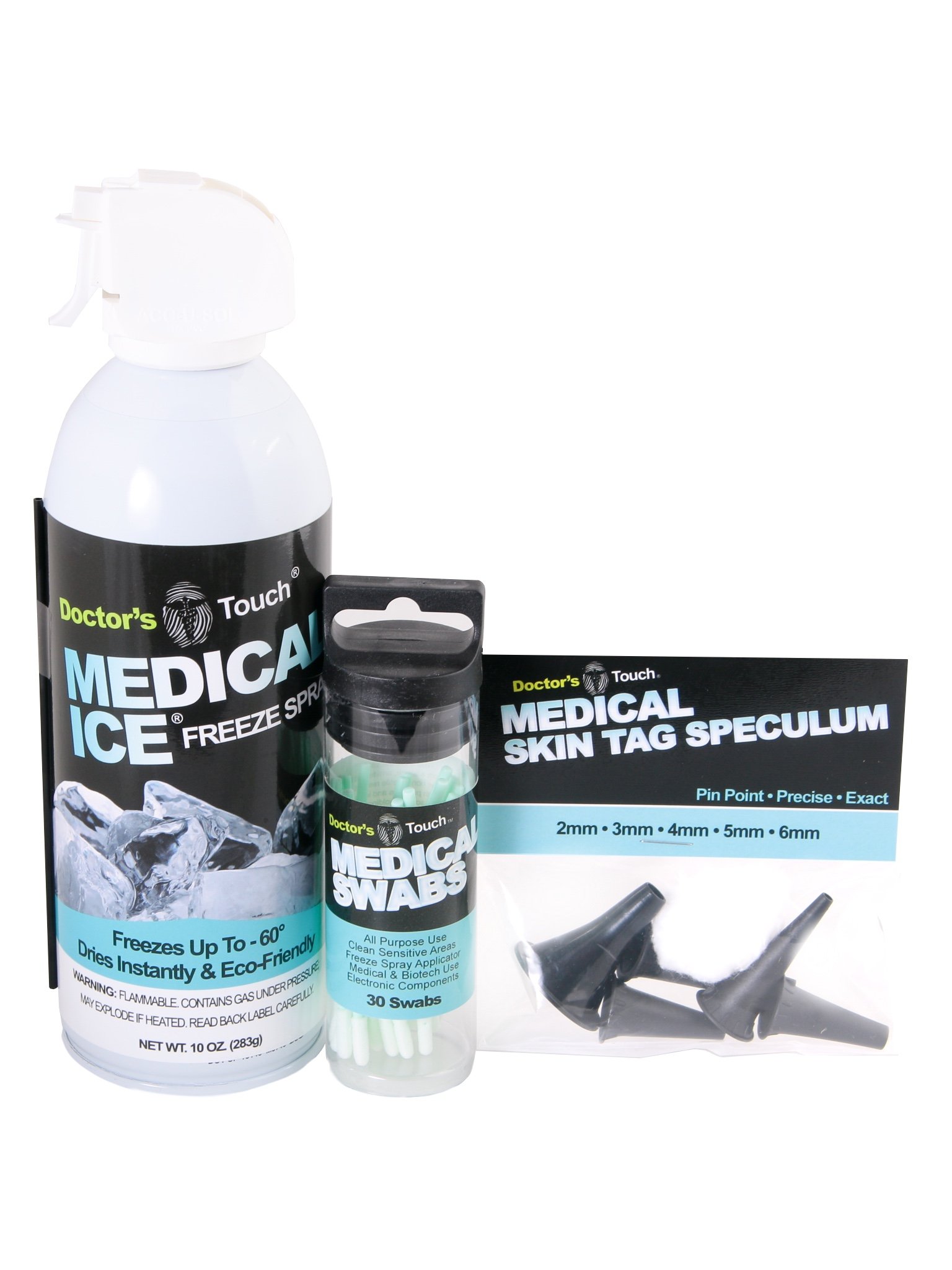 Doctor's Touch Medical Ice Freeze Spray Skin Tag Speculum And Medical