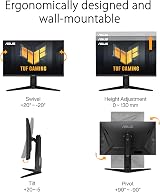 ASUS TUF Gaming 27 Inch QHD 260Hz ELMB Sync HDR 400 view 5