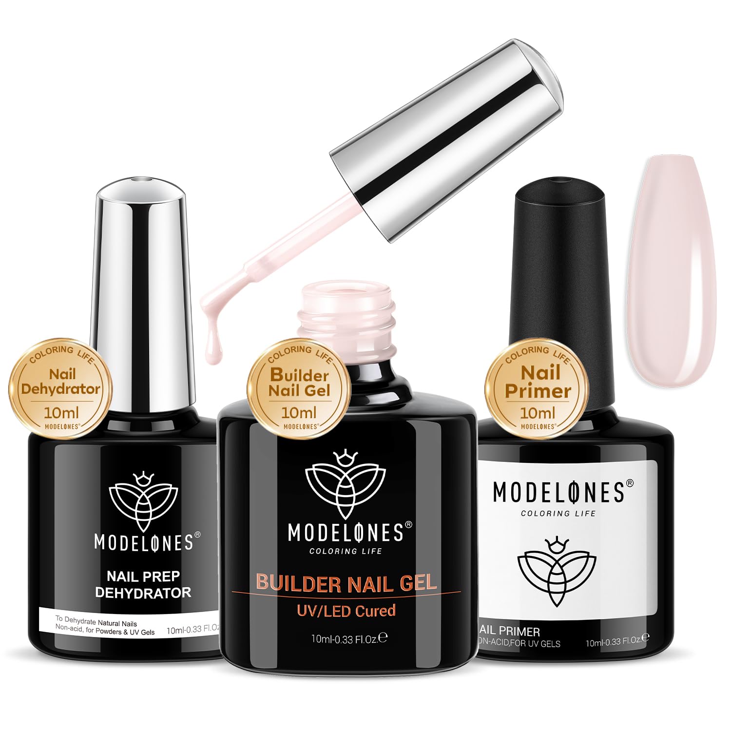 modelones Nail Dehydrator and Primer with Builder