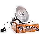 Fluker's Repta-Clamp Lamp, Heavy Duty Clamp Light For Reptile Tanks and Terrariums, UL/CUL Approved, Great for Reptile Baskin