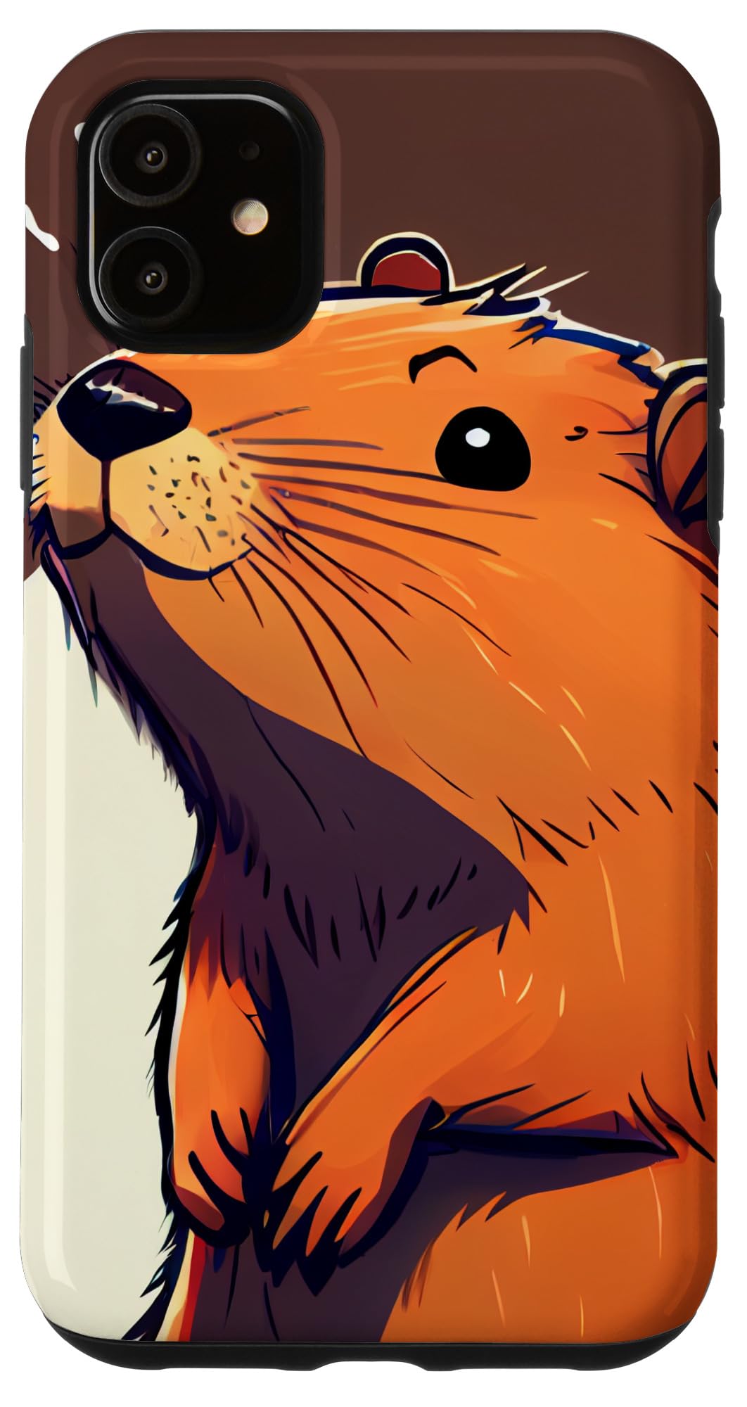 iPhone 11 Capybara Illustration Case