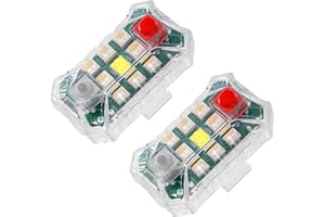 EGAKKAN Drone Waterproof Mini Strobe Light, Anti-Collision Light, Rechargeable Drone Lights for Night Flying for DJI Neo/Avata 2/Air 3S/Mini 4 Pro/Mini 4K/Most RC Drone Accessories (2PCS)