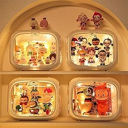 Display case for Figures with Light Adjustable