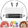 AXHJ 13Ft Adjustable Balloon Arch Stand Kit, New Reusable Table Balloon Arch Kit with Base High Strength Glass Fiber Pole for DIY Party Wedding Birthday Baby Shower Kids Decorations