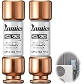 Lanties 2 Pack HCNR030 30Amp Time Delay Fuse, Class RK5 Dual Element 250V AC, Industrial Equipment and Power Distribution Protection