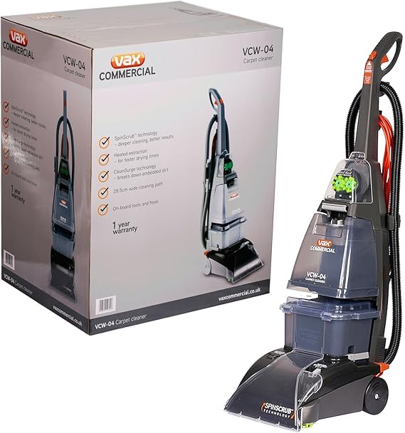 Vax VCW04 Deep Cleaning Commercial Upright Carpet Cleaner 1350W