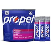 Propel Electrolyte Powder Drink Mix, 3 Flavor Grape Variety Pack | 32 Servings, Zero Sugar, Gatorade Electrolytes, Vitamins, No Added Colors
