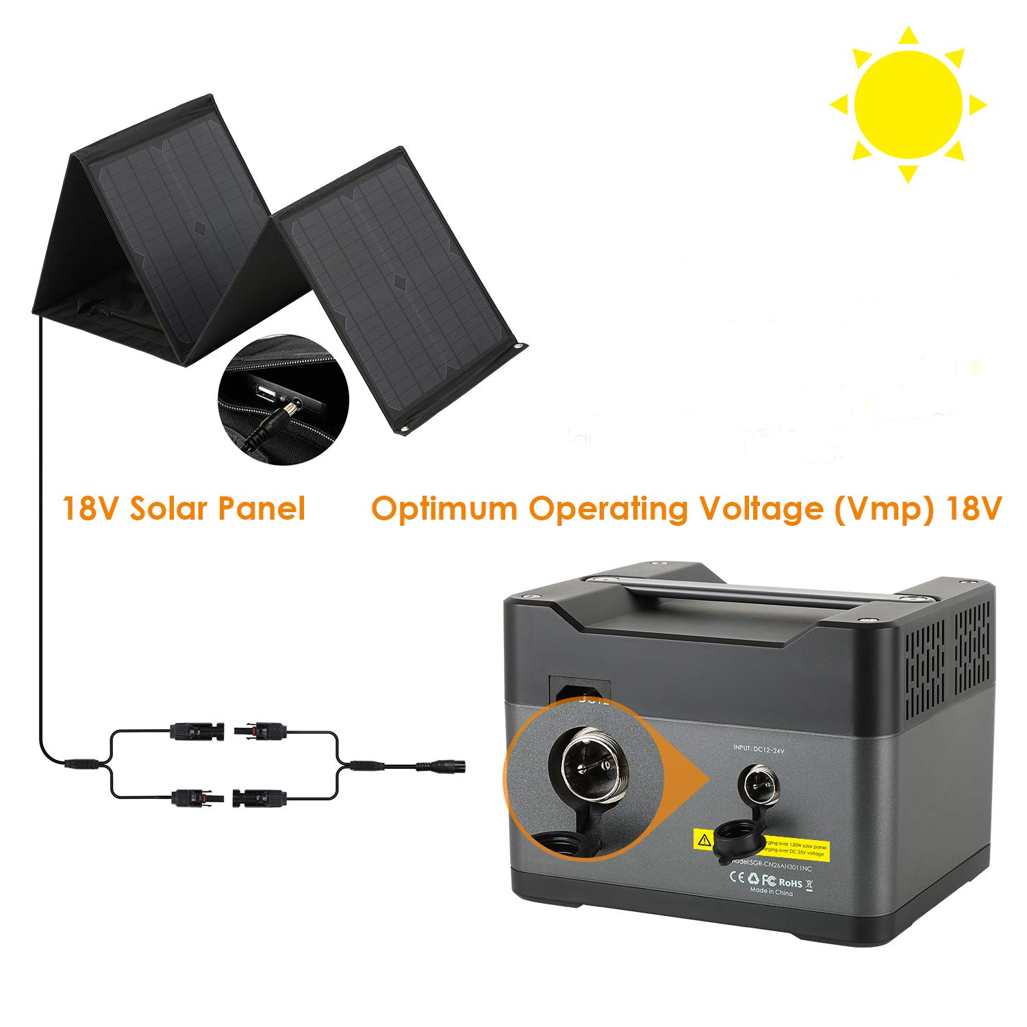 Amazon.com: Zonex 300W Portable Generator 288WH / 79200mAh ...