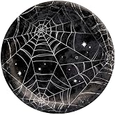 Halloween Spider Web Paper Dinner Plates 20 Pack