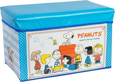 Amazon Co Jp Snoopy スヌーピー 座れる収納ボックス 大 スヌーピーb ホーム キッチン