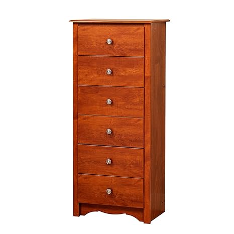Dresser Chest Cherry 6 Drawers Tall Narrow Modern Wooden Single Baby Kids Dresser Drawer Storage For Dorm Closet Bedroom And Nursery Room Ebook By