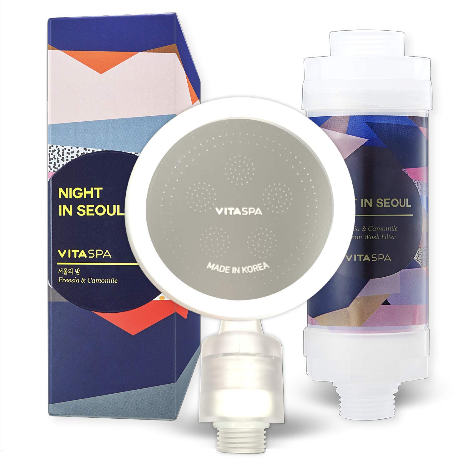 Vitaspa Vitamin C Duschkopf-Filter-Set Aus Korea – Für Weiche Haut & Glänzendes Haar