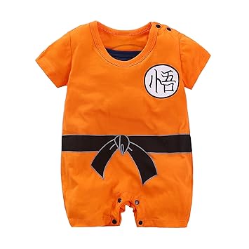 orange romper baby