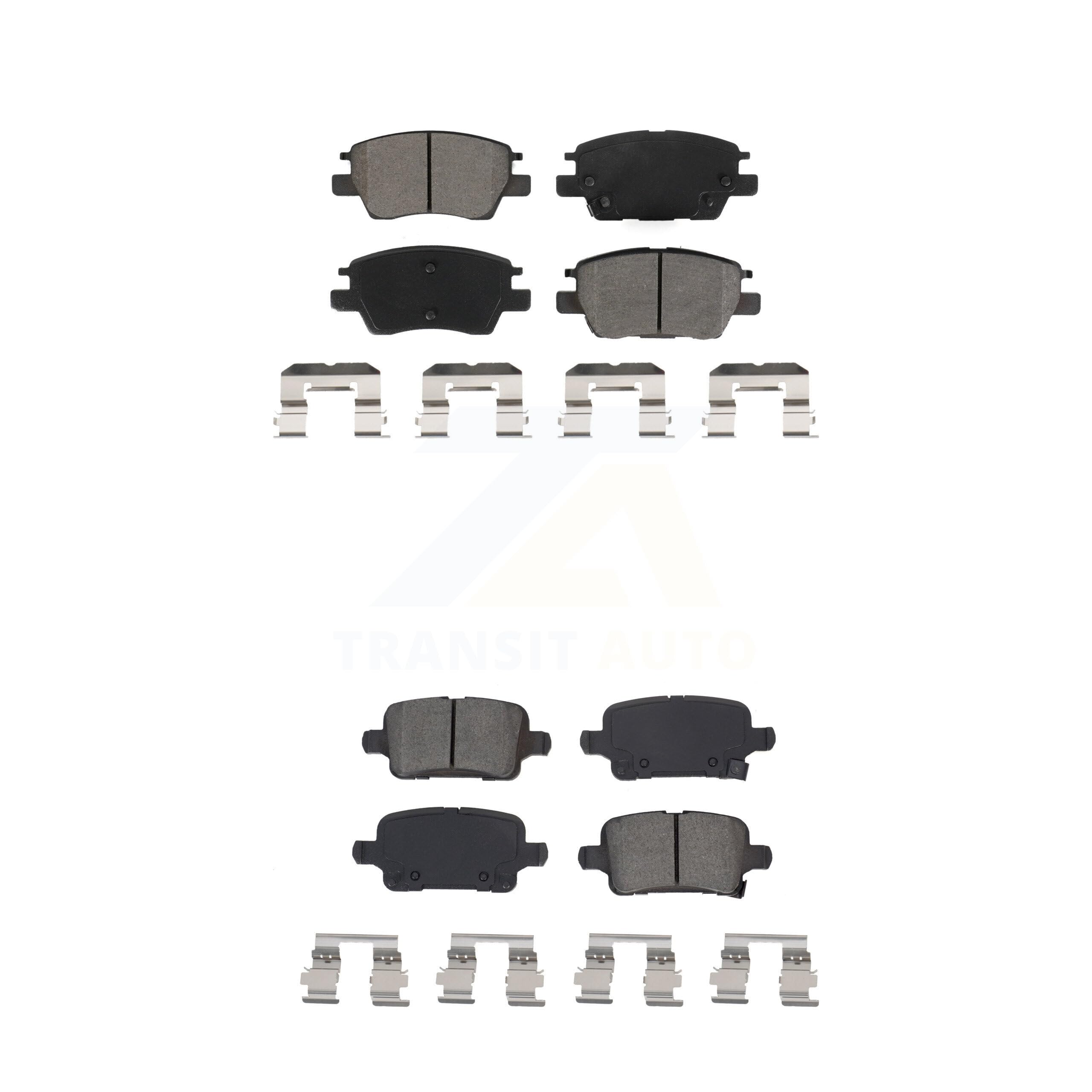 SIM Front Rear Semi-Metallic Brake Pads Kit