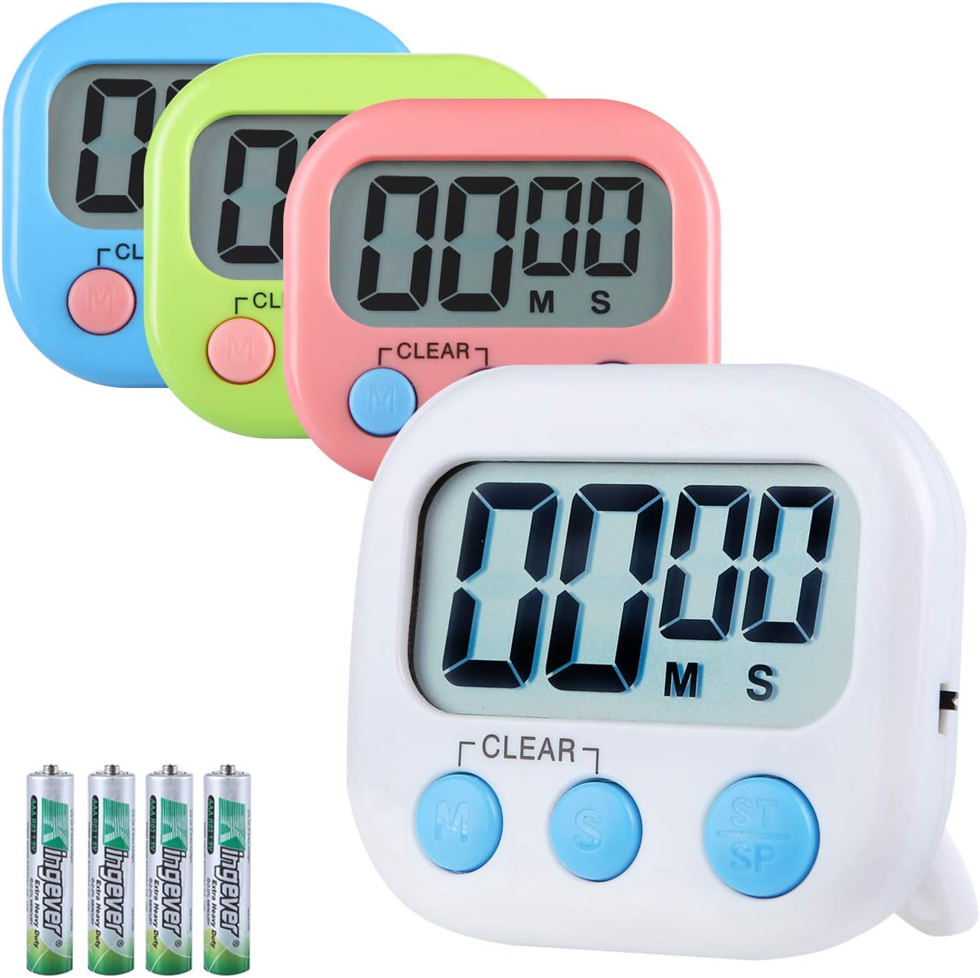 Best 4 Pack Digital Kitchen Timer