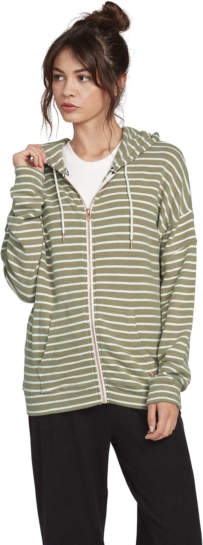 volcom lil zip fleece