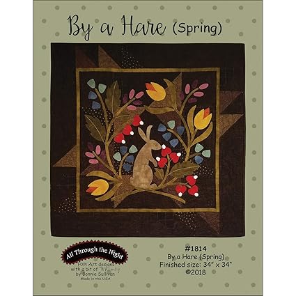 Amazon Com By A Hare Spring Applique Quilt Pattern By