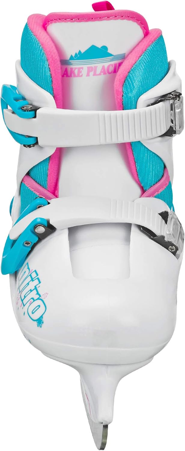 Lake Placid Girls Nitro 8.8 Adjustable Ice Skates : Sports & Outdoors