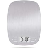 Digital Kitchen Scale Digital Weight Grams and Ounces (Stainless Steel)