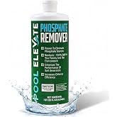 Pool Elevate Phosphate Remover - Maintain Crystal Clear Water, Enhance Pool Water Quality for Above and Inground Pools, Safe for Your Pool and Equipment. 32 oz