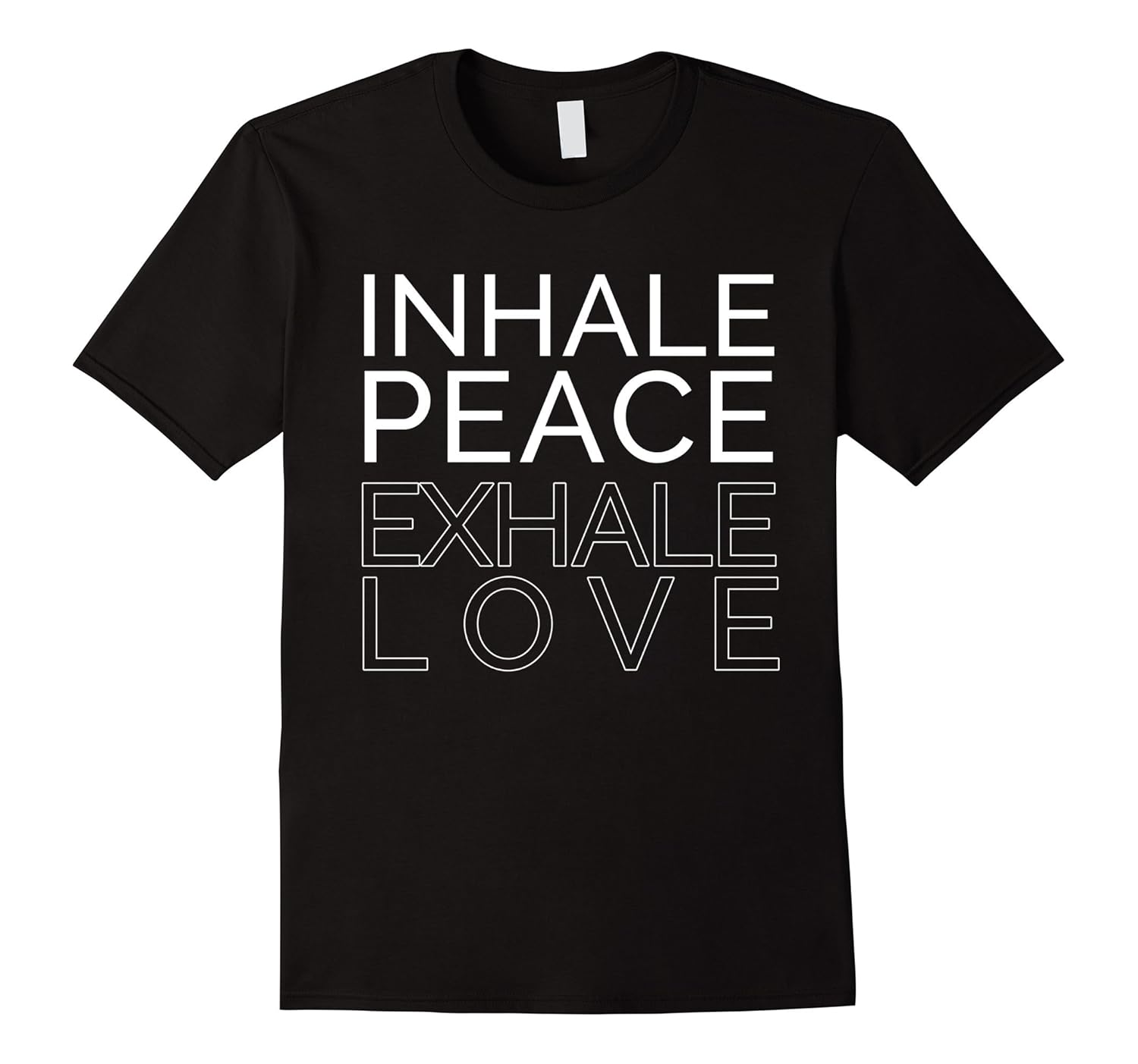 Yoga Meditation Sweatshirt - Inhale Exhale Spirituelles Design
