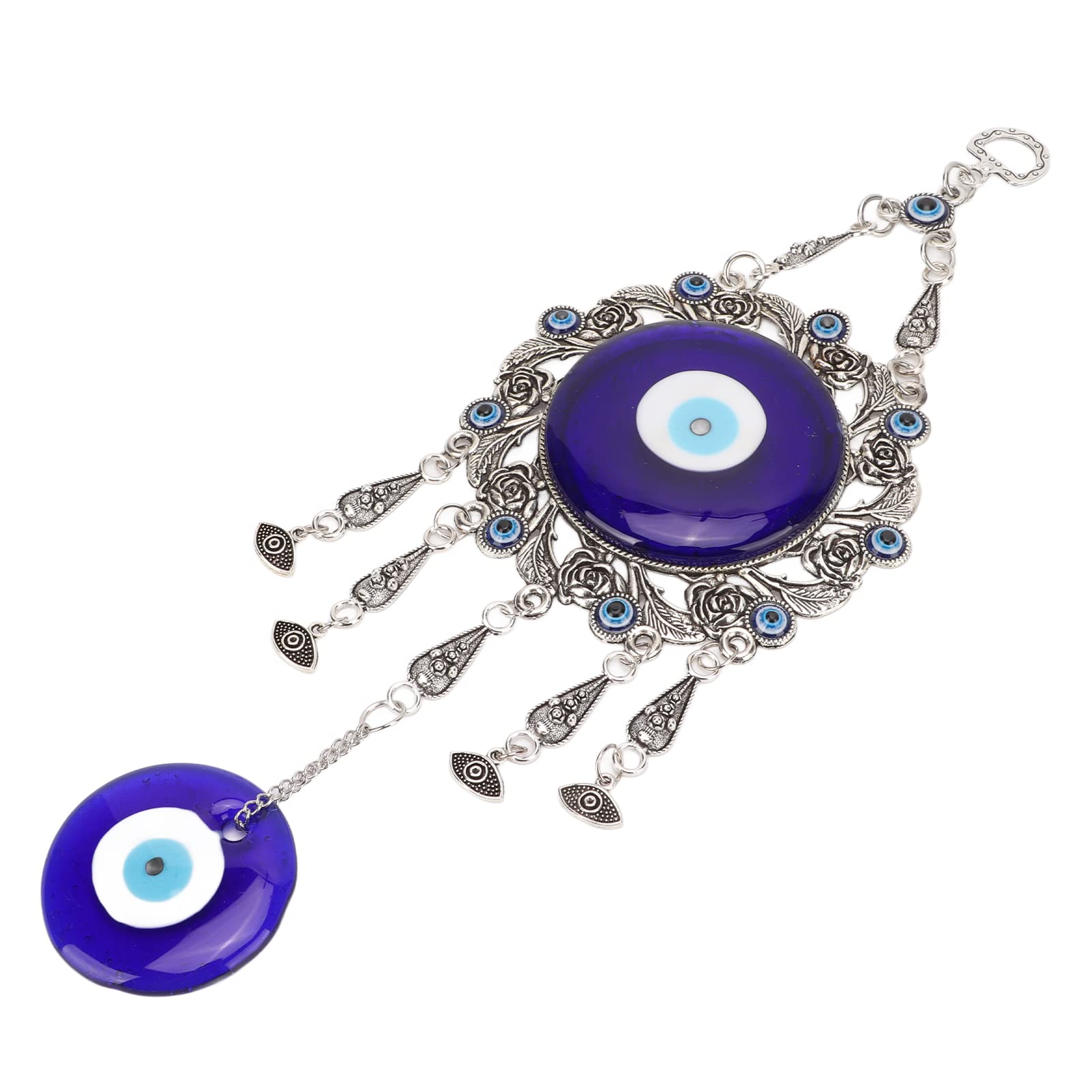 Turkish Blue Evil Eye Wall Hanging Ornament Decoration Turkish Blue Evil Eye Wall Hanging for Car Home and Office(eye pendant)