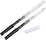 Saffron LONDON 2in1 Black White Eyeliner Pencil Duo Makeup Liner 120 view 1