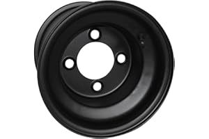 RHOX Red Hawk TIR-415B Wheel - Steel, Black, 8x7 Standard Golf Carts