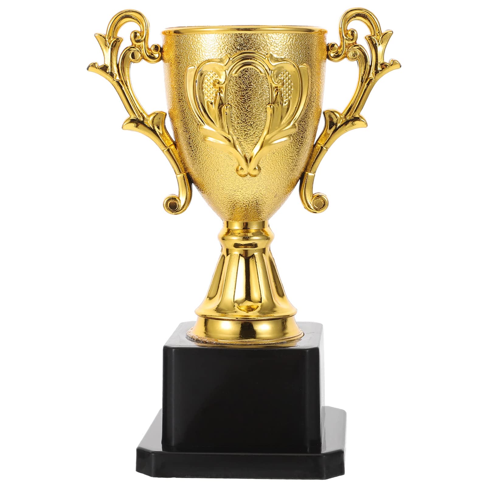 Gold Plastic Trophies for Kids, Trophies and Awards for Kids Appreciation Reward for Students, Employees or Teens 14. 3cm Trophy Personalised Trophy Football Trophy