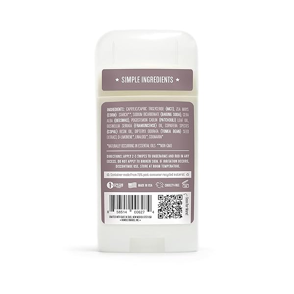HUMBLE BRANDS PATCHOULI COPAL FRANKINCENSE DEODORANT, 2.5 OZ