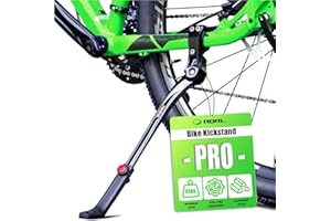 RBRL Bike Kickstand Adjustable, Rear Side Bicycle Kick Stand Suitable for 24-29 inch Bicycles, Aluminum Alloy Bicycle Kickstand for Mountain Bike/Road Bike/BMX/MTB