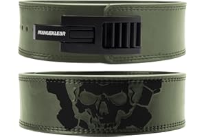 M MANUEKLEAR Lever Lifting Belt for Man and Women, Weightlifting with Adjustable Heavy Duty Buckle, Professional Weight Lifting Belt