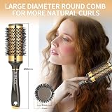 SHINLEA Hair Brush Round 43MM for Blow Drying Aluminum Vent Tubes view 8