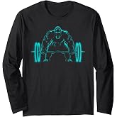 Gorilla Weight Lift Silverback Gorilla Long Sleeve T-Shirt